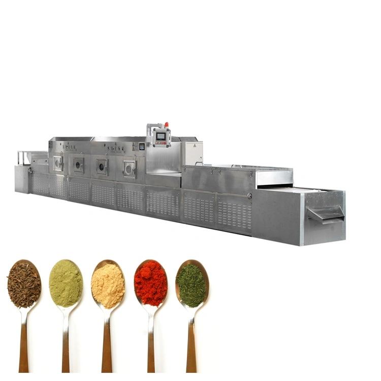 Microwave Drying Sterilizing Curing Machine for Grain Millet Mung Beans Buckwheat Red Beans