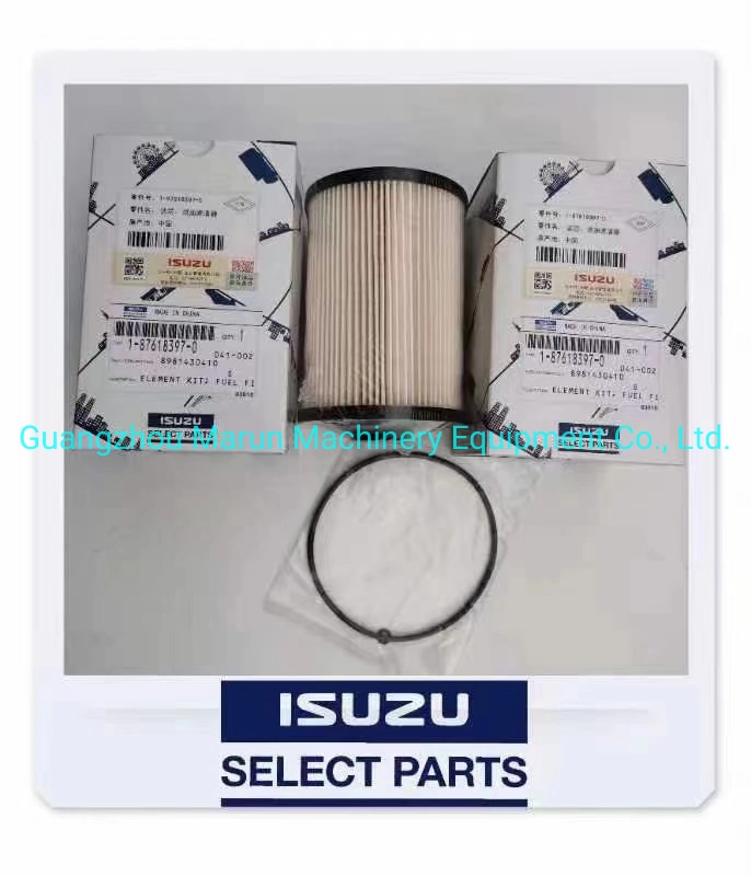 ISP Genuine Zx200-3 Model Excavator Engine Parts Diesel Fuel Filter for 4HK1 6HK1 6wg1 187618397, 8981430410 8-98143041-0