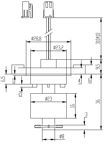 High Mechanical Strength Plastic Level Switch for Plant Waste Water Tank