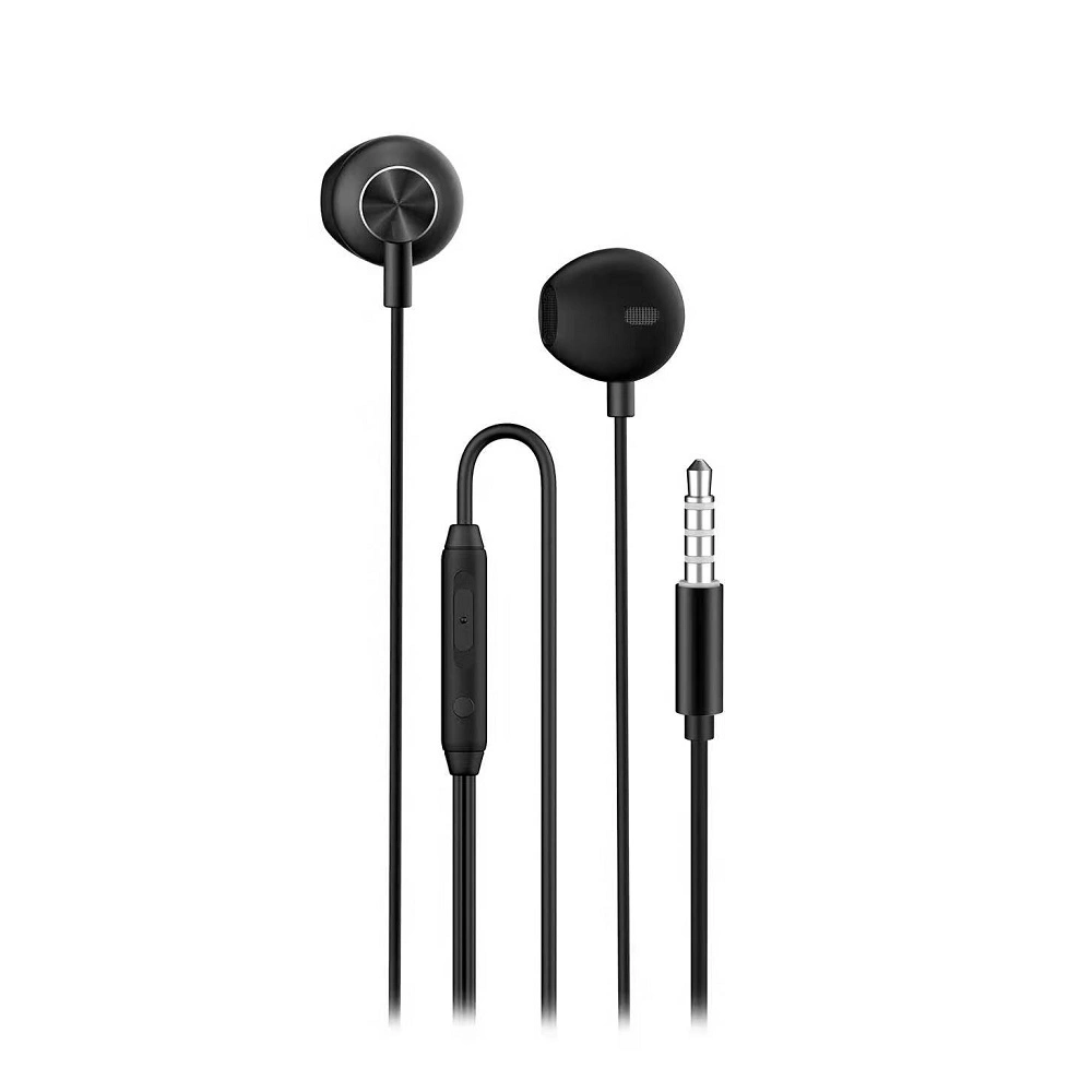 Wired on-Ear Earphone Prop65 Standard with Volume Control & Mic for Mobile Phone