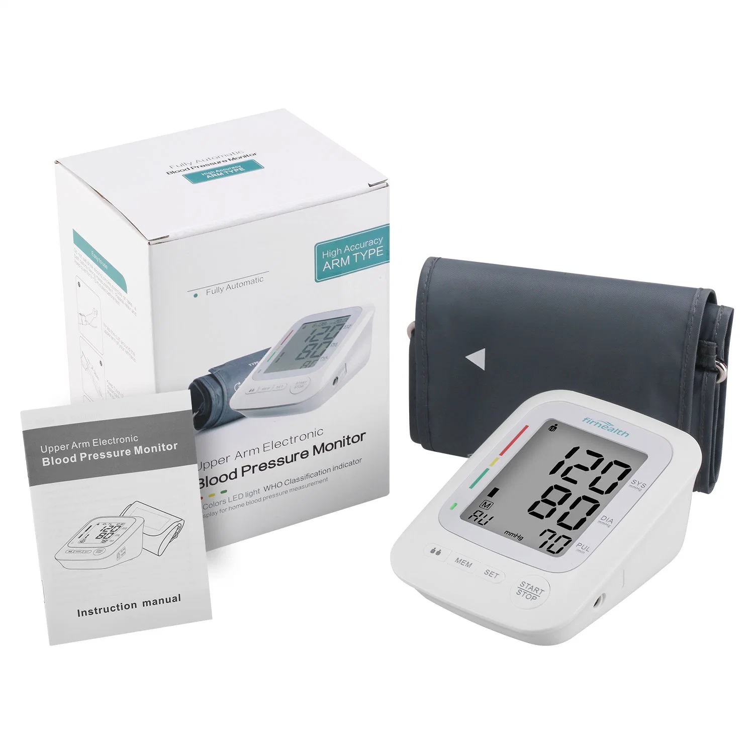 HD Large Screen Digital Bp Arm Blood Pressure Monitor with CE