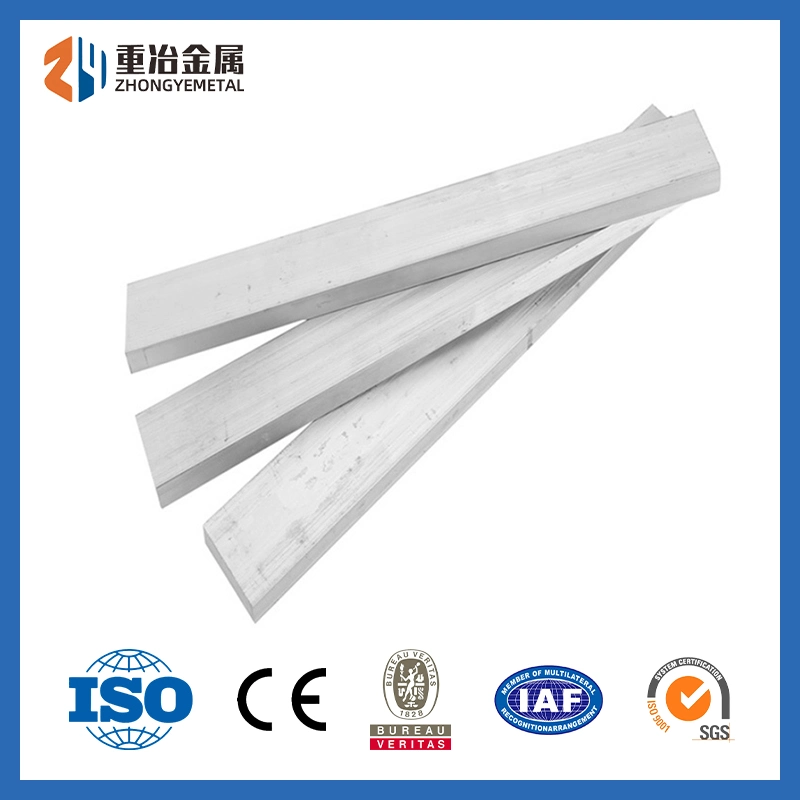 Placa de aluminio cepillado recubierta de Made-in-China 6063-5083-5052-6061 barra de aluminio de acabado de molino