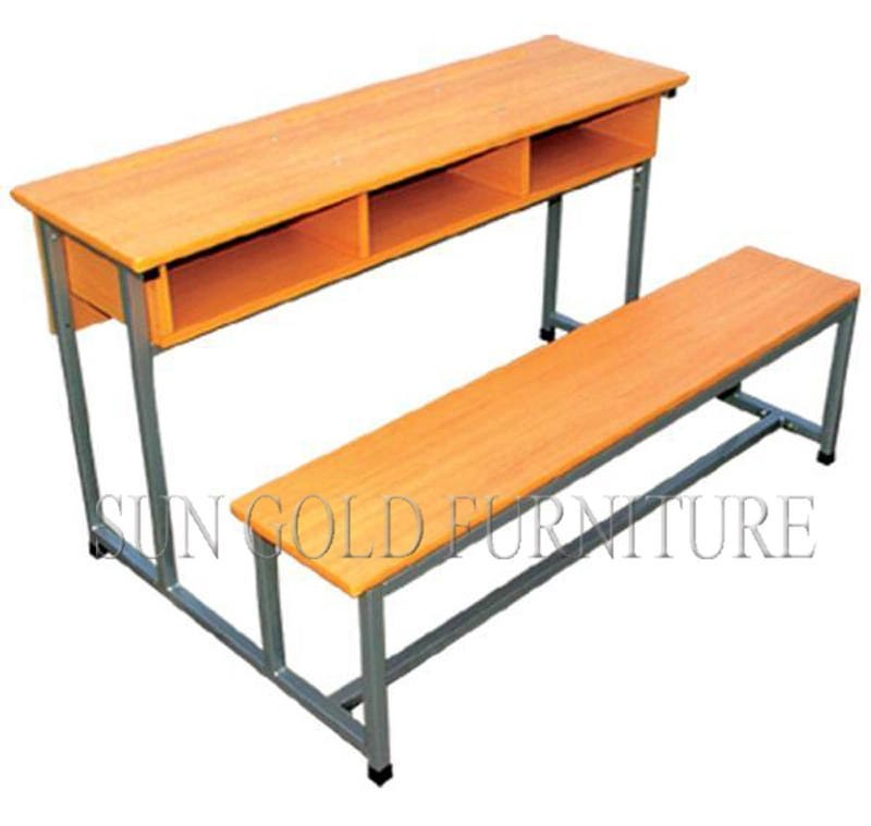 Middle School Wooden Student Furniture Table Chair Classroom Furniture
