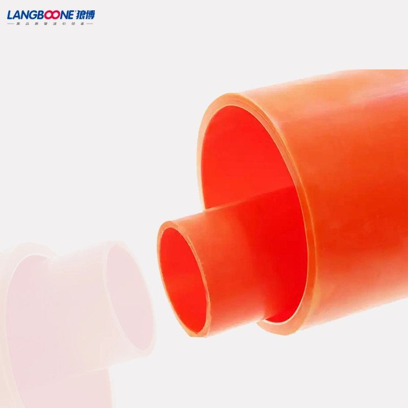 Sn24/32/40 Resistant Insulated Modified Polypropylene Cable Protection Pipe/Mpp Orange Cable Conduit