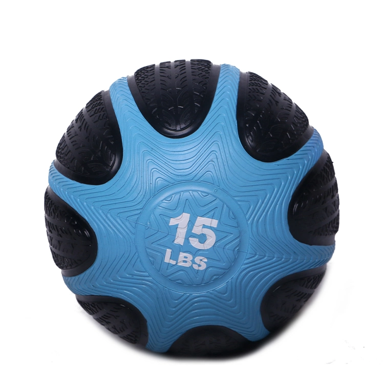 Wholesale/Supplier Fitness Exercise Power Training Home Use High quality/High cost performance Customized Portable PVC Rubber Grip Hand Medicine Ball