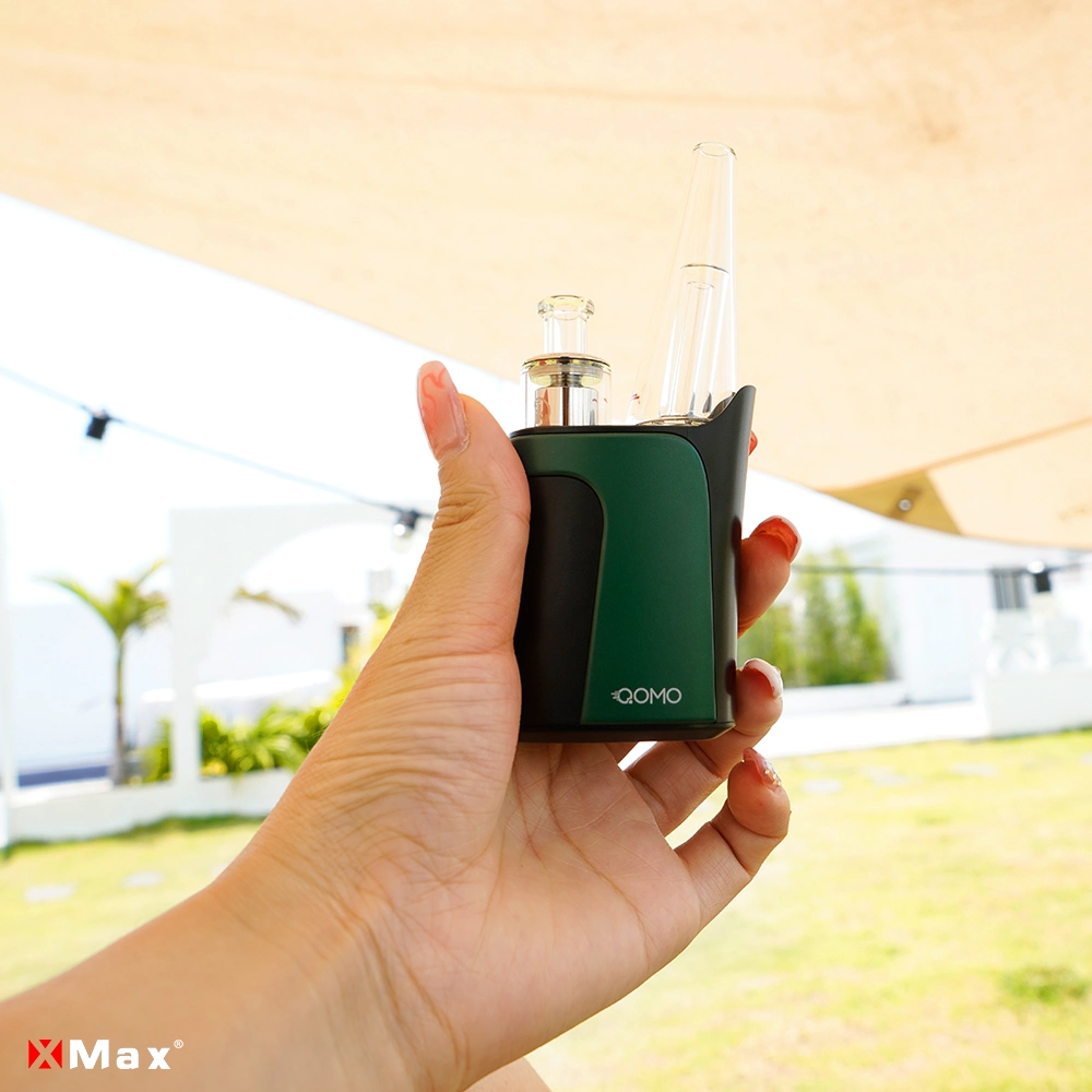 Original Product 2022 Xmax Qomo Wax Vaping Portable DAB Rig Smoking Refillable Pod Cartridge