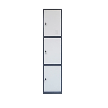 Armário de 3 portas para papel de impressão digital Cheap Metal Storage Almirah Filing Cabinet