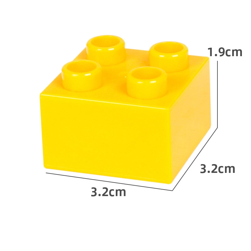 Woma Spielzeug Großhandel/Lieferant Kinder Pädagogische Lernplastik Große Steine 2 * 2 High Big Building Block 2X2 höheres Zubehör