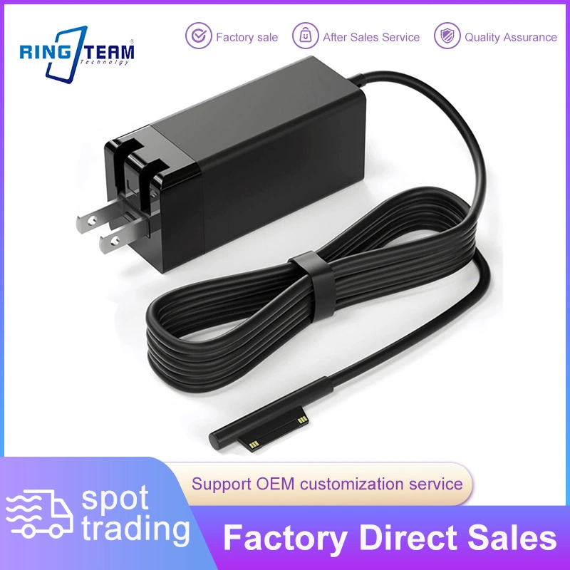 65W GaN Microsoft Tablet Notebook Fast Charger Folding Charging Head Power Adapter