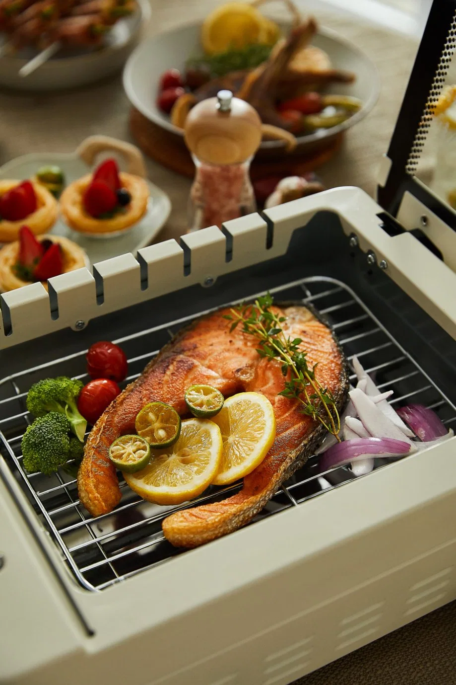 Detachable Lid and Anti-Dry Burning BBQ Maker, BBQ Master, Multifunctional