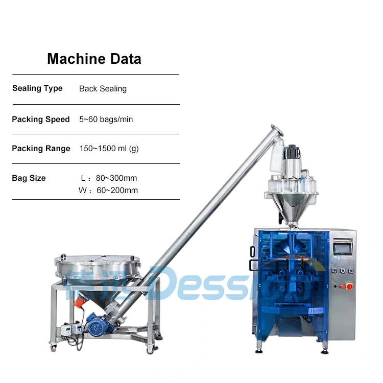 Factory Spice Chilli Mlik Coffee Powder Automatic Packing Machine with CE Certificate