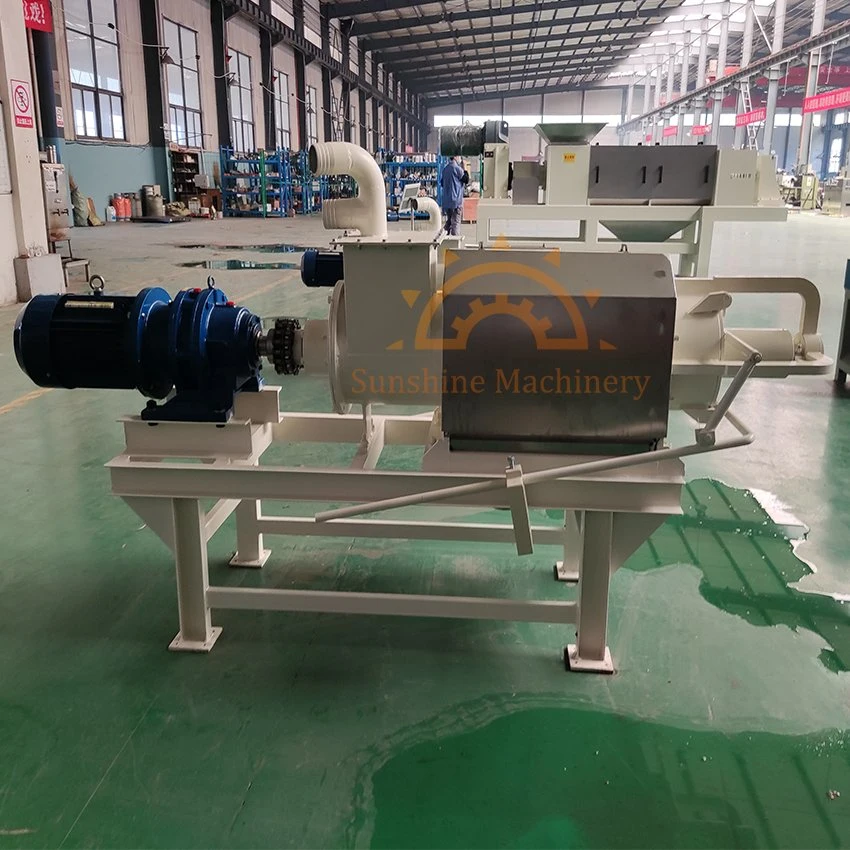 Sludge Dewatering Cow Dung Cleaning Machine