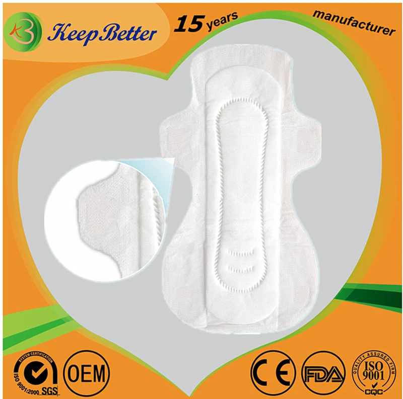 Best Care Lady Sanitary Napkin Pads Disposable Sanitary Towels with Wings OEM