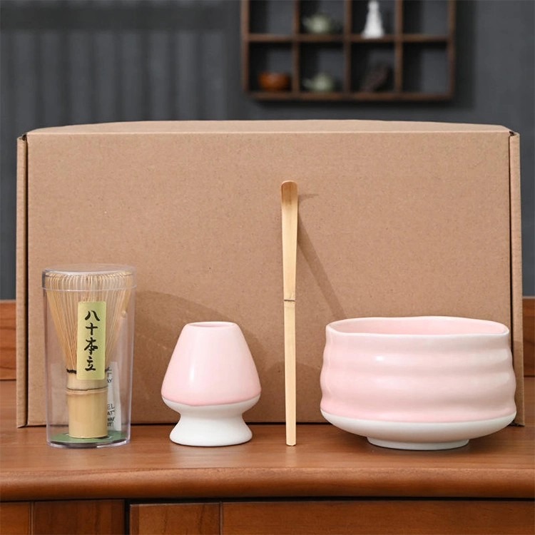 Комплект японо-матчской, включая венчик Bamboo и ложку с коробкой Упаковка