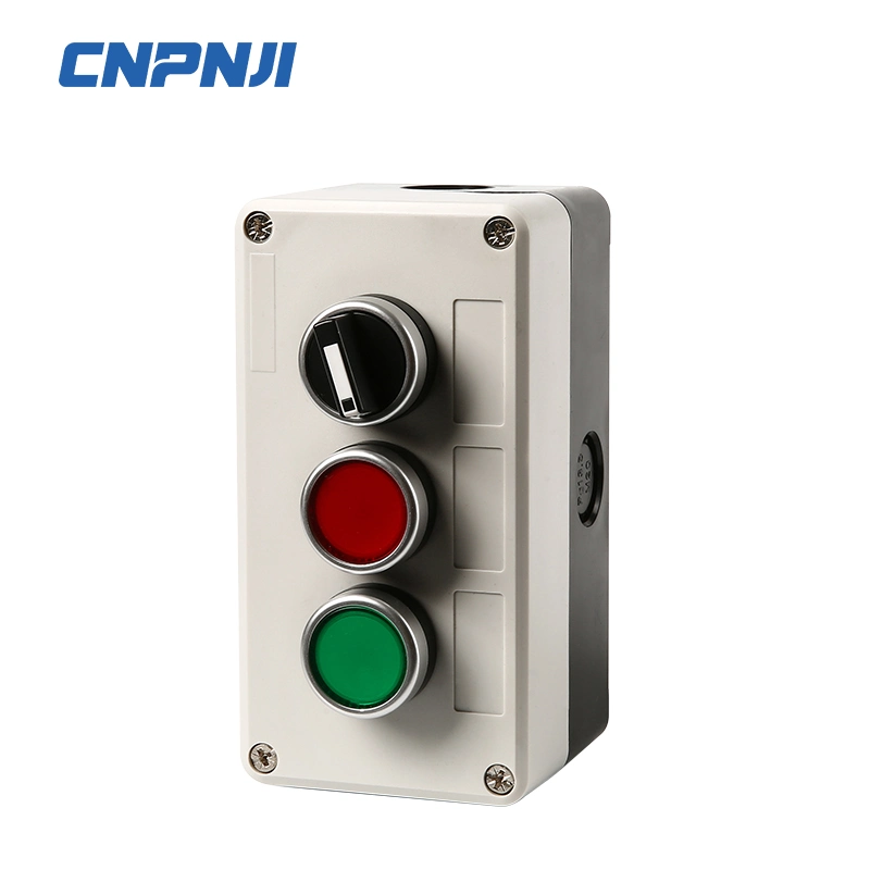 IP67 Caja de interruptores de botón impermeable OEM plástico ABS arranque eléctrico Botón pulsador Detener caja de control