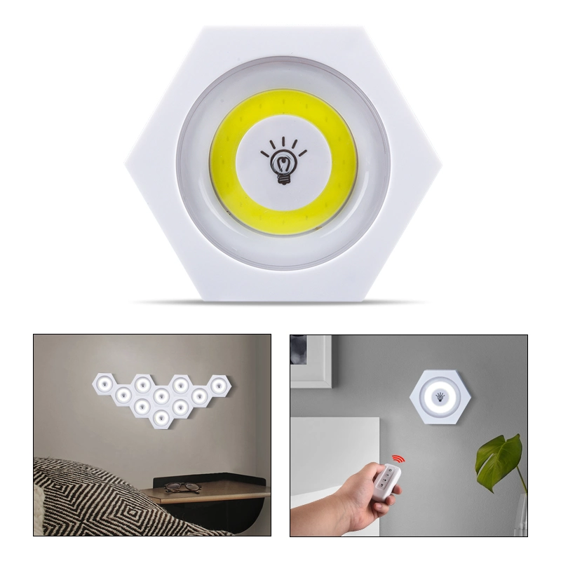 Kundenspezifisches Laser Logo ABS Wireless Mini Light Schlafzimmer Schrank Licht