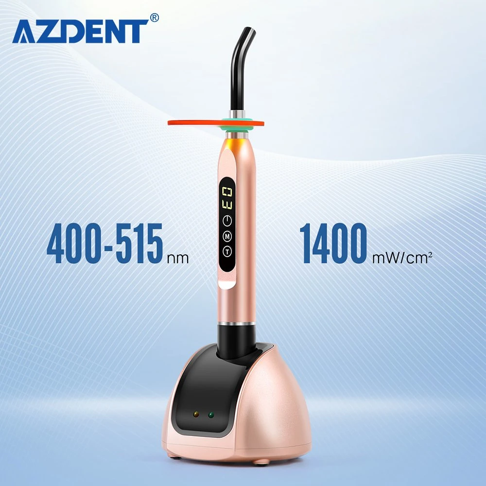 2022 New Azdent Dental Cordless Classic LED Dental Curing Light with Three Modes CV-215-I