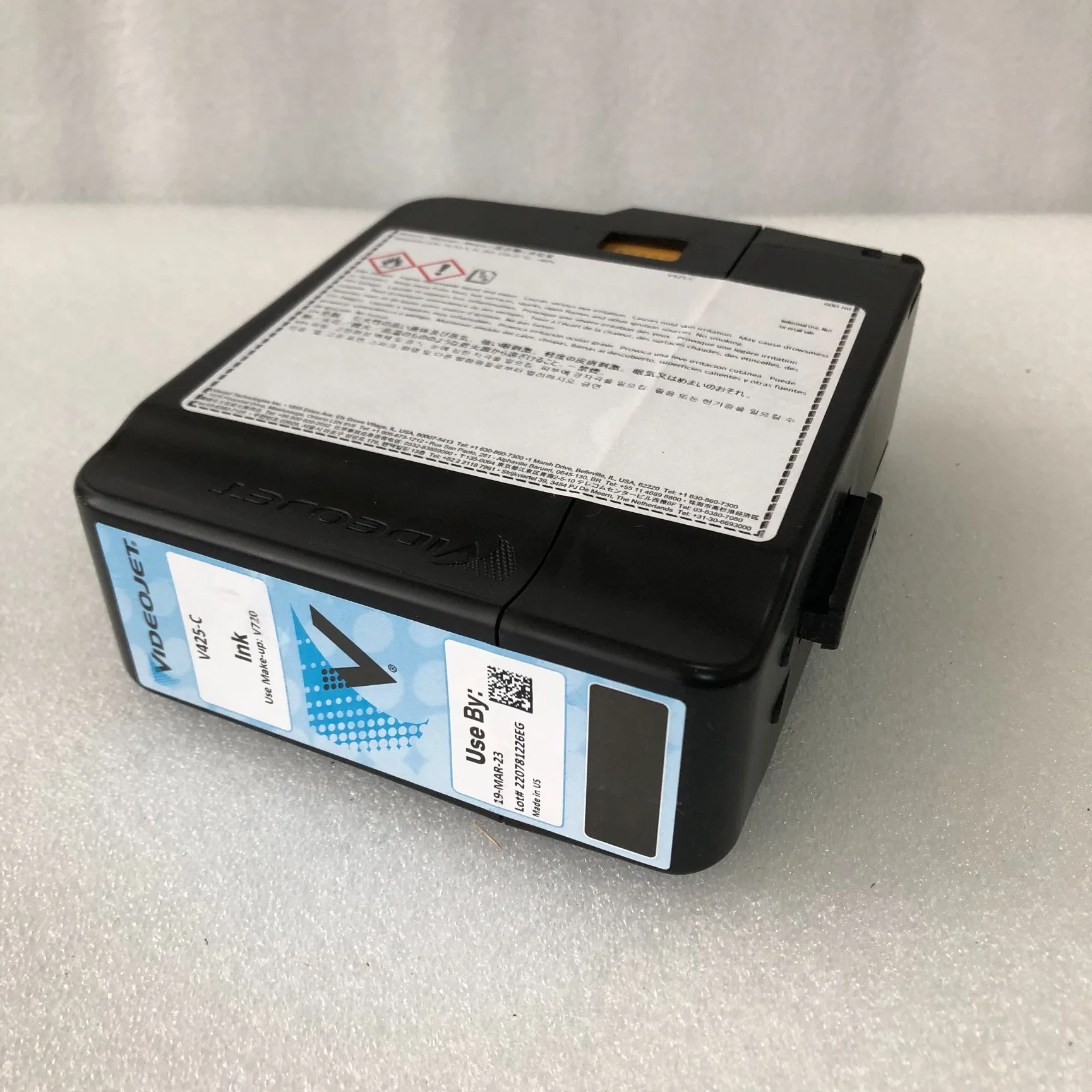 Videojet Original Yellow Ink Cartridge 600ml V425-C for Videojet 1710 Continuous Inkjet Printer