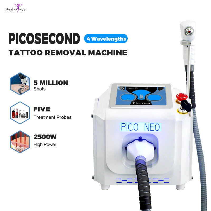 4 Wavelength Pico Laser Tattoo Removal 1064nm Picosecond ND: YAG Price Beauty Laser