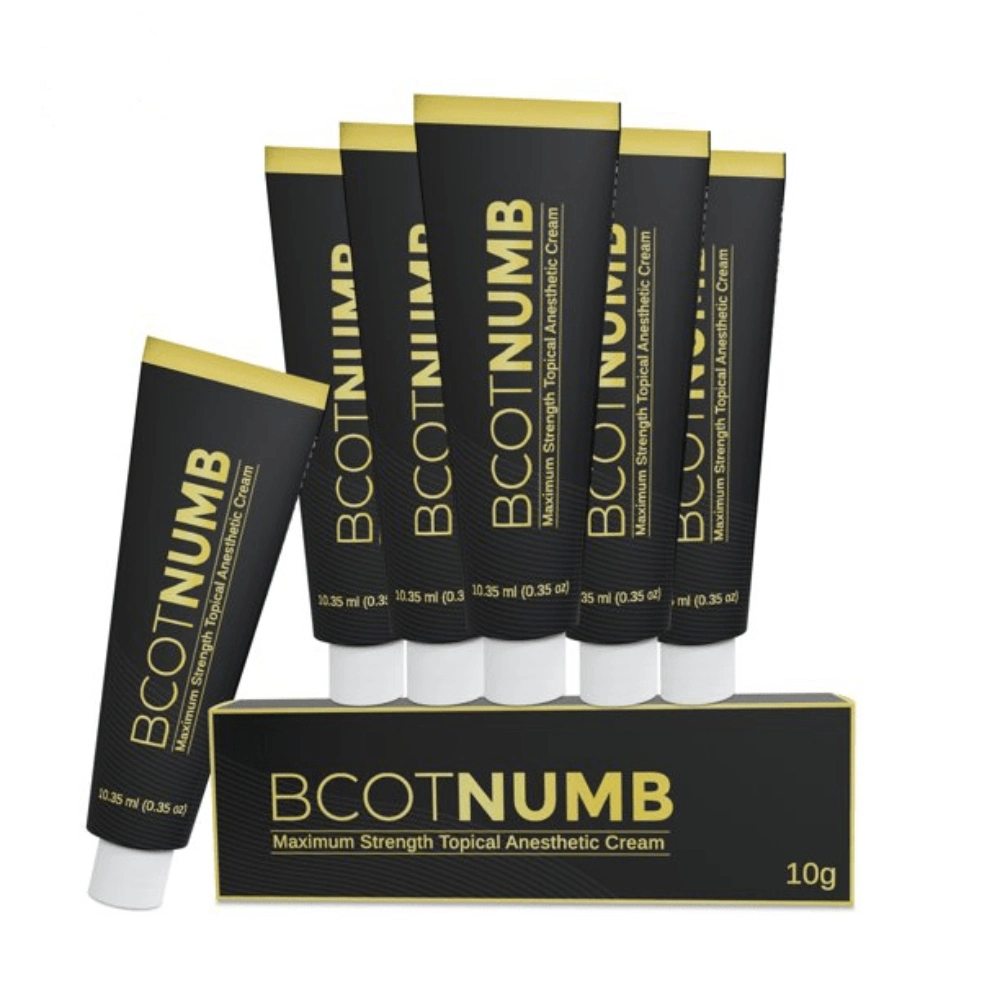 A fábrica Bcot OEM número Creme Numbing Tktx Mais Numbing Nata Piercing Maquiagem Sobrancelha Permanente