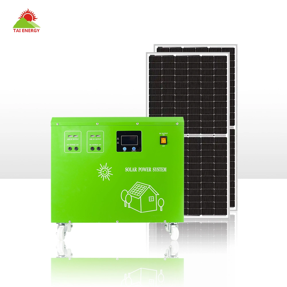 Solar off Grid Solar Panel Kits System 300W 500W Portable Use for Fridge TV LED Light Cell Phone Charge