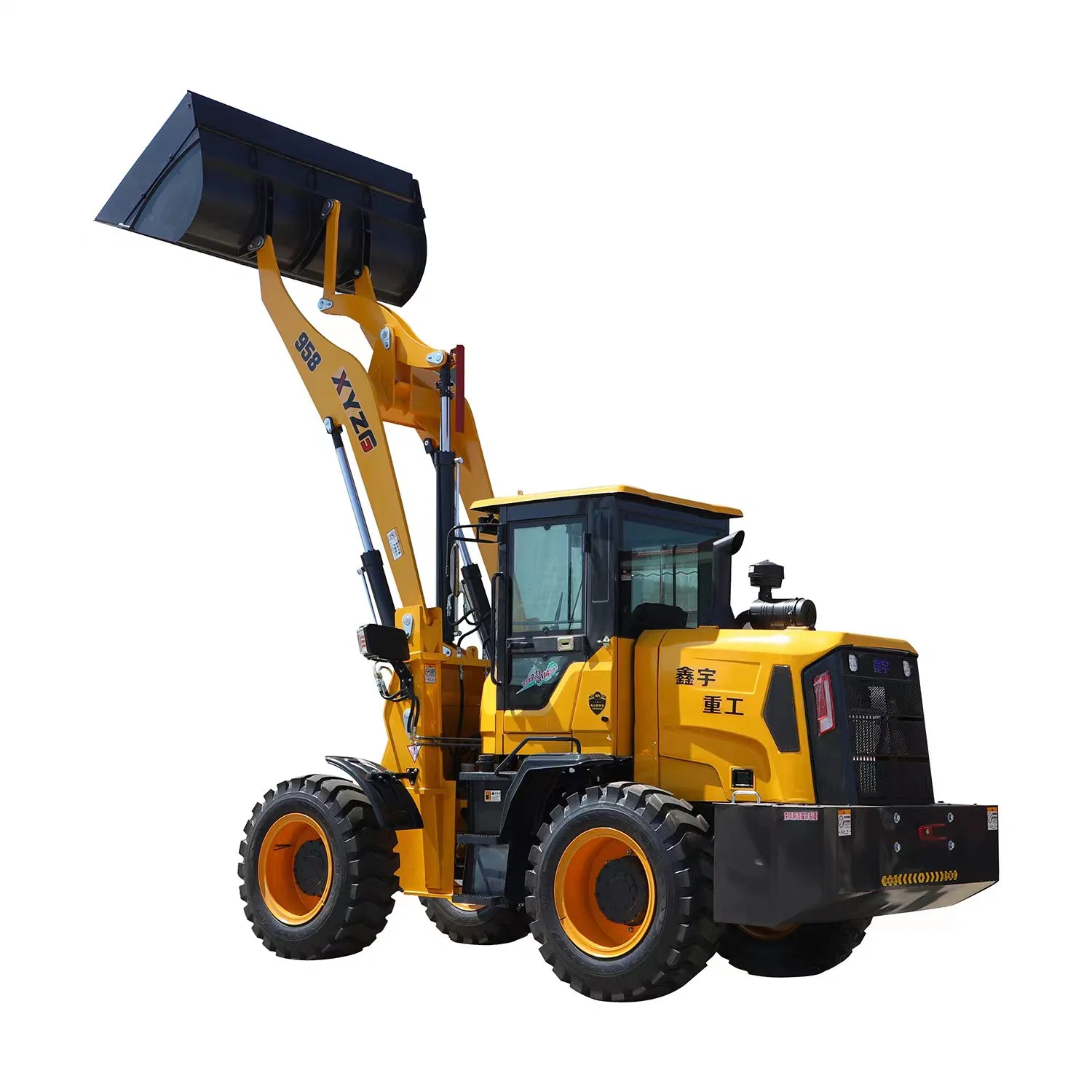 Zl958 Multipurpose Road Construction Full Hydraulic Small Wheel Loader with CE Manufacturer