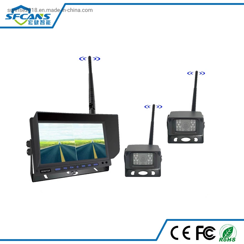 Heavy Duty HD Vehicle Monitor for Truck Wireless Car Rear View System