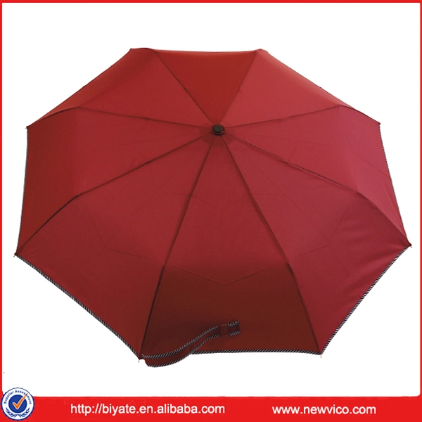 Logo Customized Auto Open Close Foldableumbrella with Air Vent