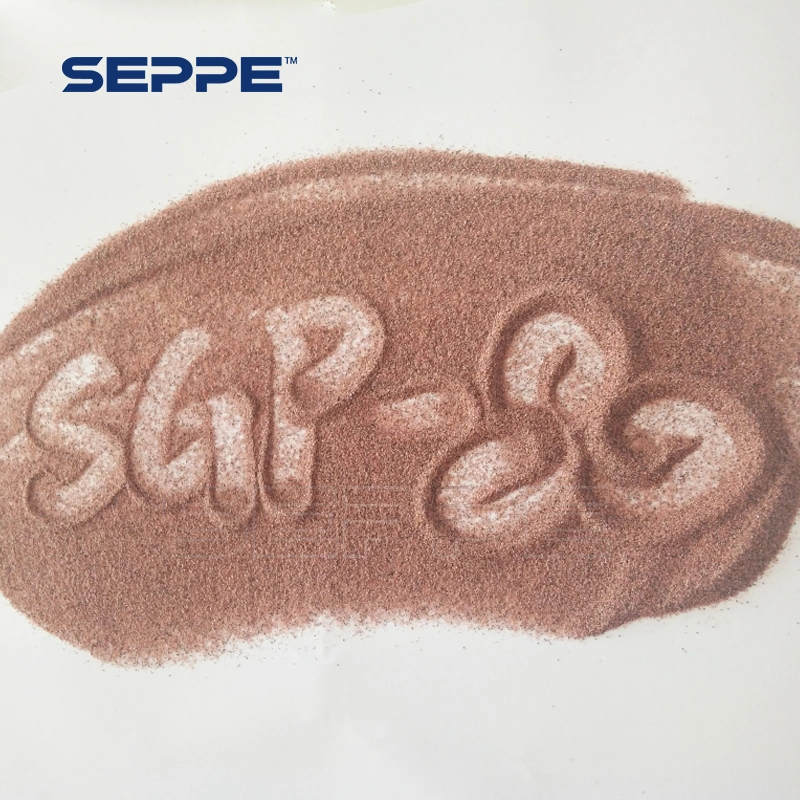 Seppe Natural Raw Red 2040/3060/80 Mesh Granat Sand Schleifmittel für Wasserstrahlschneiden