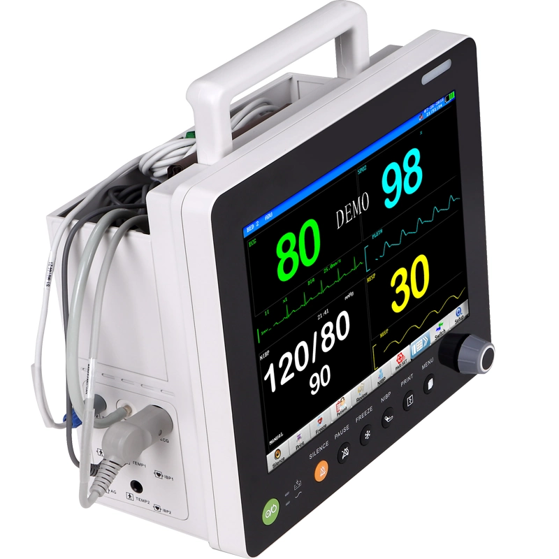 Medical Wholesale/Supplier Price 15inch Multi-Parameter Bedside Patient Monitor Equipment