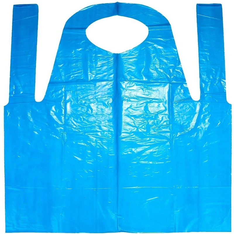 Transparent Disposable Bib Apron, Poly Apron Flat Packing