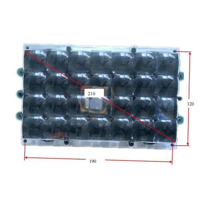 Module LED UV COB 7,6 pouces 3D pour imprimante parallèle Lumière pour le durcissement monochrome LCD