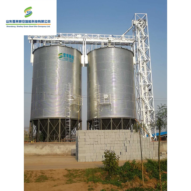 500ton Galvanized Steel Assembly Grain Silo for Corn Wheat Maize Sorghum Silos