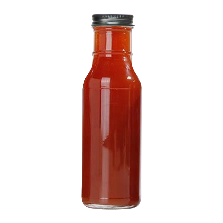 Hot Sale Empty Hot Sauce Ketchup Packaging Woozy Bottle with Screw Cap Salad Dressing Bottle