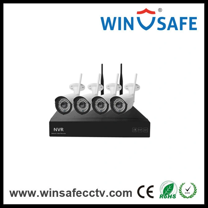 Support&#160; Android/Ios/PC&#160; Remote Wireless Home Security NVR Kits IP Camera