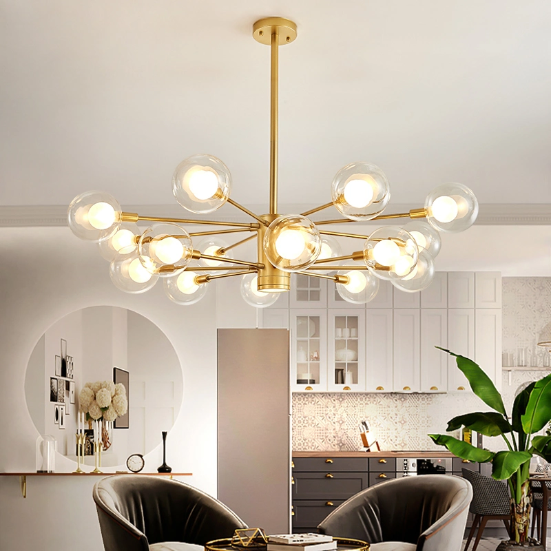 Nordic rama del árbol de LED lámparas de araña araña de Comedor Cocina Home Iluminación interior (WH-MI-233)