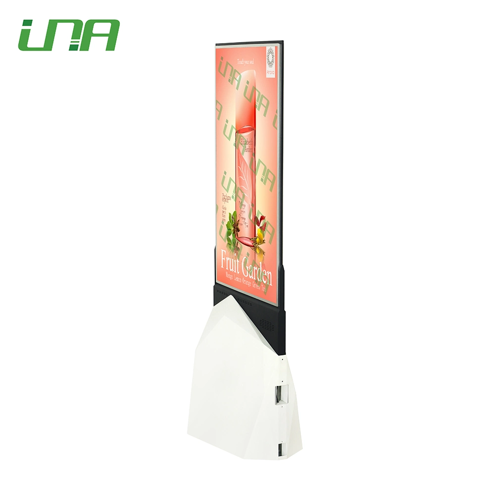 Floor Standing 21mm Thickness Double-Sided Luxury Commercial Ads LCD Digital Display Screen