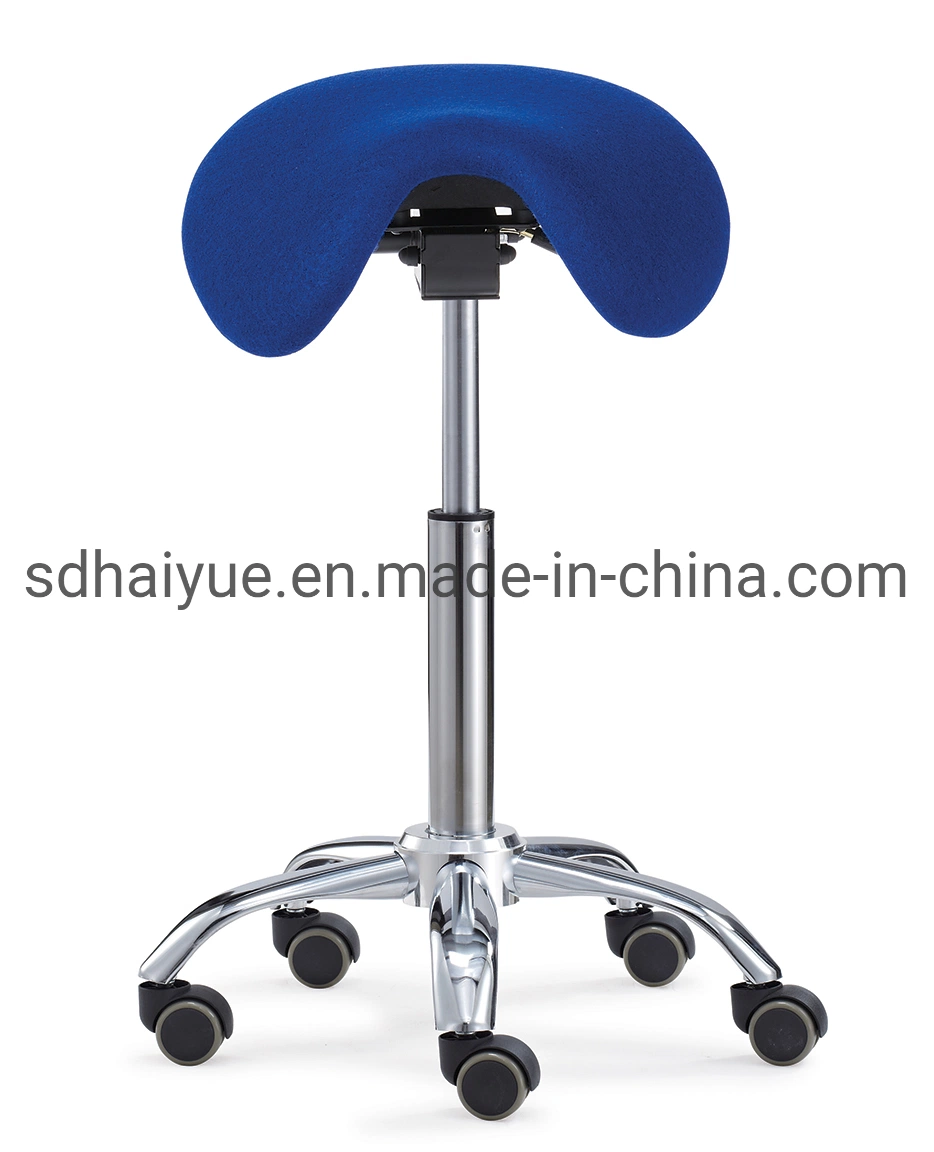 Specail Design Ergonomic Tilt Saddle Seat Stool Lab Chair