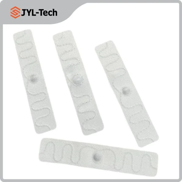 70X10mm Thin Hotel Towel Industrial Washing Soft Textile UHF RFID Laundry Tag