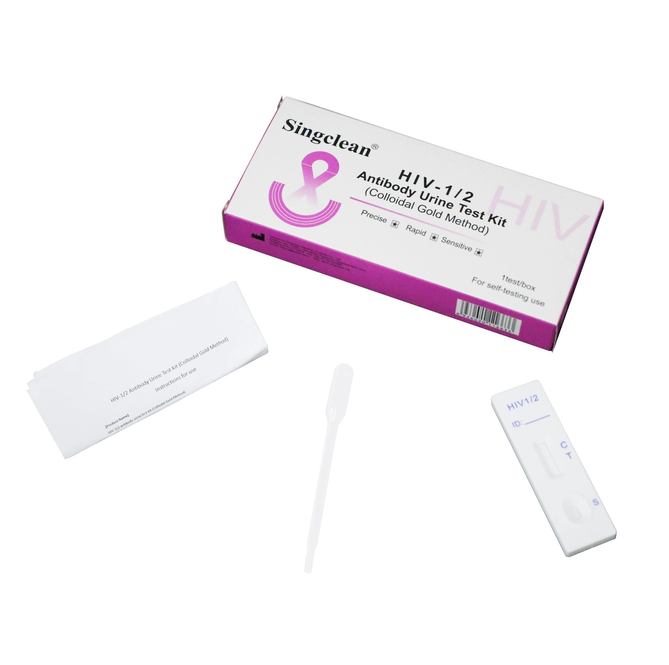 Carton on-Site Drug Testing Singclean Hangzhou, China Self HIV Test Kit