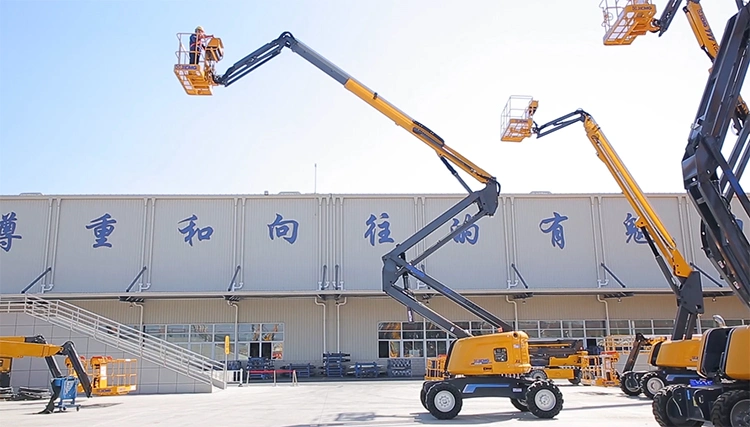 XCMG Mobile Electric Boom Lift Work Platform 14m Gtbz14jd Articulated Boom Lift for Sale