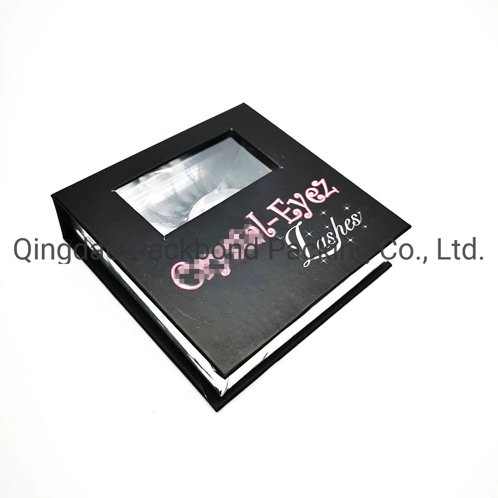 Square New Magnetic Closure Lashes Boxes Custom Mink Eyelash Box Packaging