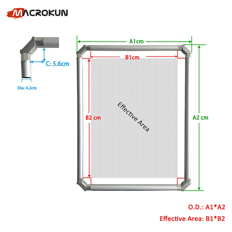 Screen Frame Self Frames Aluminum Screen Printing Frame Self Stretching Roller Screen Frames