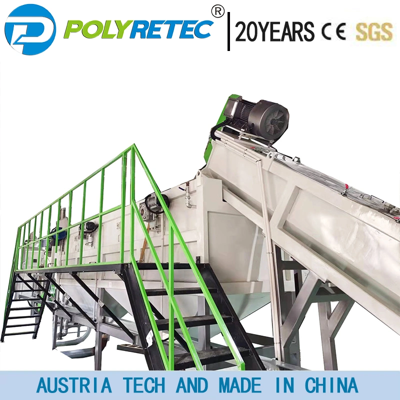 Agriculture Covering LDPE HDPE PE PP Film Bags Scrap Washing Crushing Drying Recycling Machine Production Line