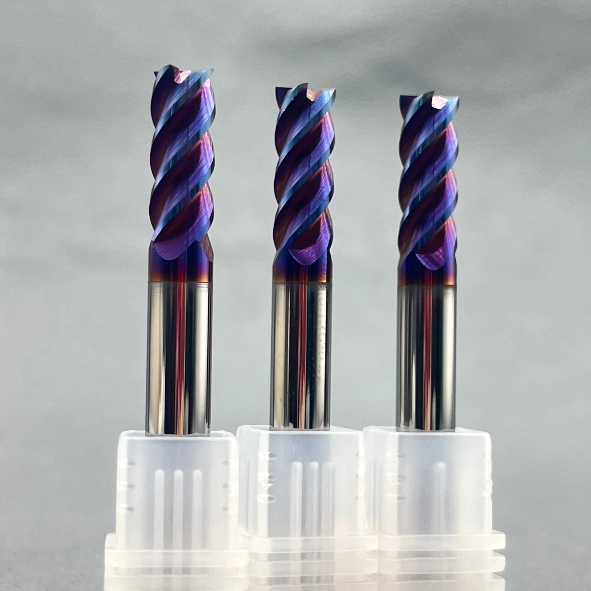 Grewin - Flat Head Carbide End Mill Carbide Tools HRC65 Nano Coated