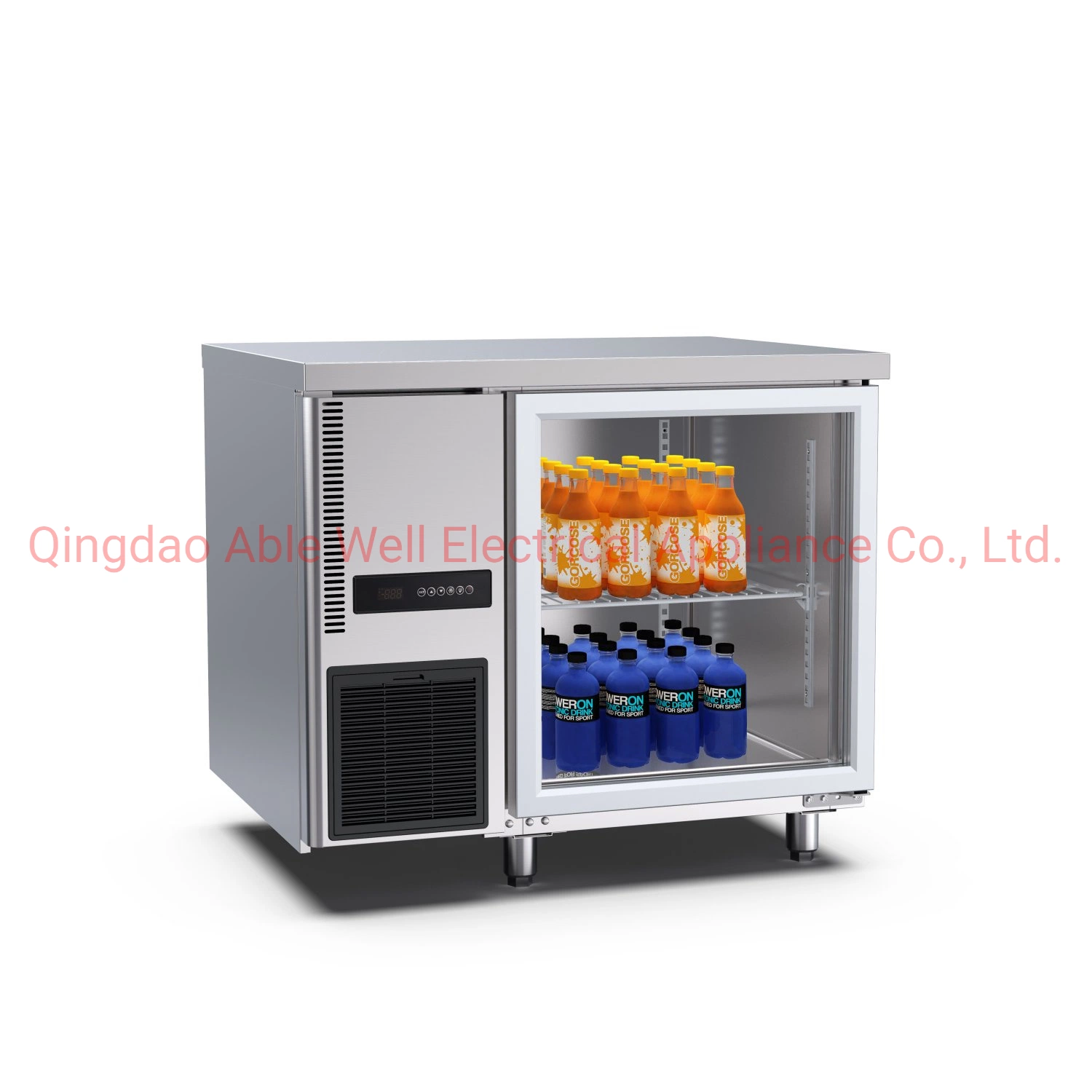 Commercial Restaurant Kitchen Stainless Steel Tray Refrigerator Low Temperature Freezer Display