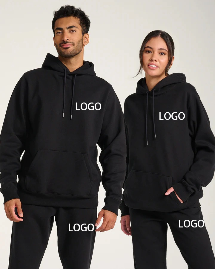 Wholesale/Supplier Couple Unisex Sportswear Blank Gym Wear Sweatshirt Clothing Custom Breathable Jogging Sweatpants Set Fleece Hoodies for Men's Women