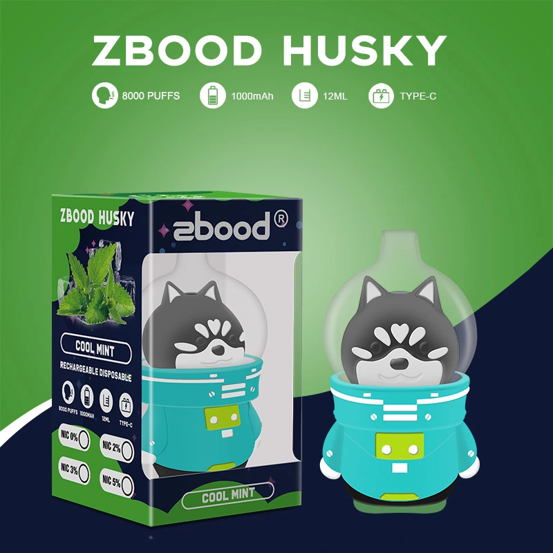 Zbood OEM ODM Space Husky 8000 Puff Version 6K Salts B5000/6000/8000 De6000 Walkie Ovns Pens Disposable/Chargeable Vape