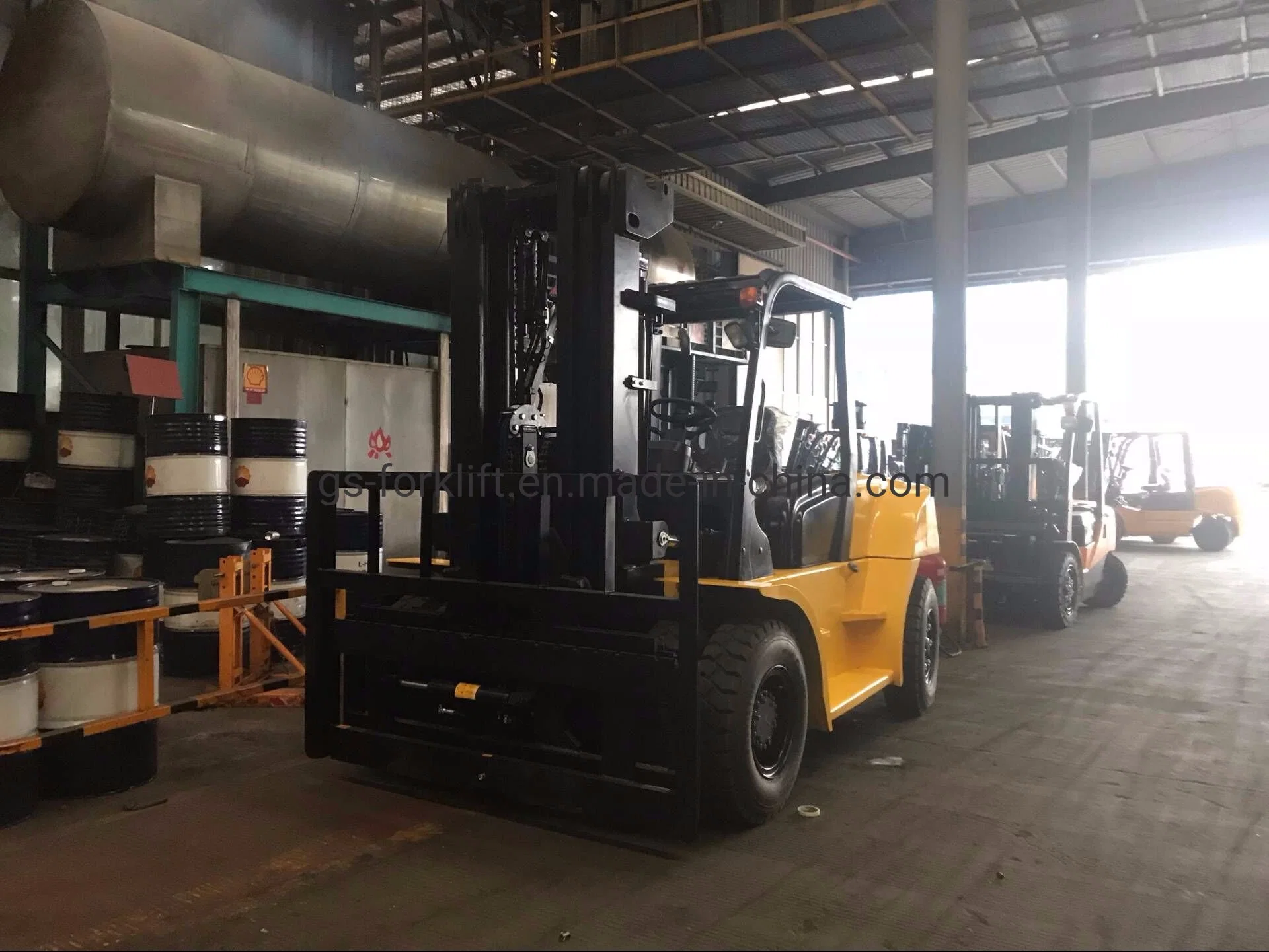 Chinese Heavy Duty 600mm Load Center 7 Ton Diesel Forklift Truck