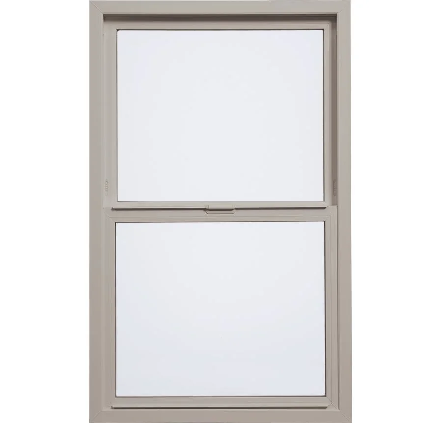 Barato vertical deslizante de vidro único janela de Hung Sash Vinyl Uupvc Janelas de vinil